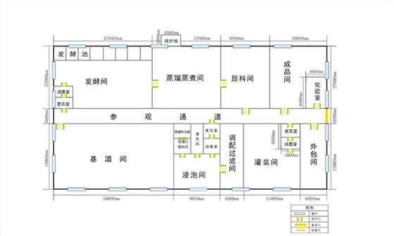 2019用蒸汽釀酒設(shè)備開酒廠，廠房這樣布局更省錢!-05